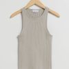 Toj & Other Stories | Racer-Back Vest Top Beige