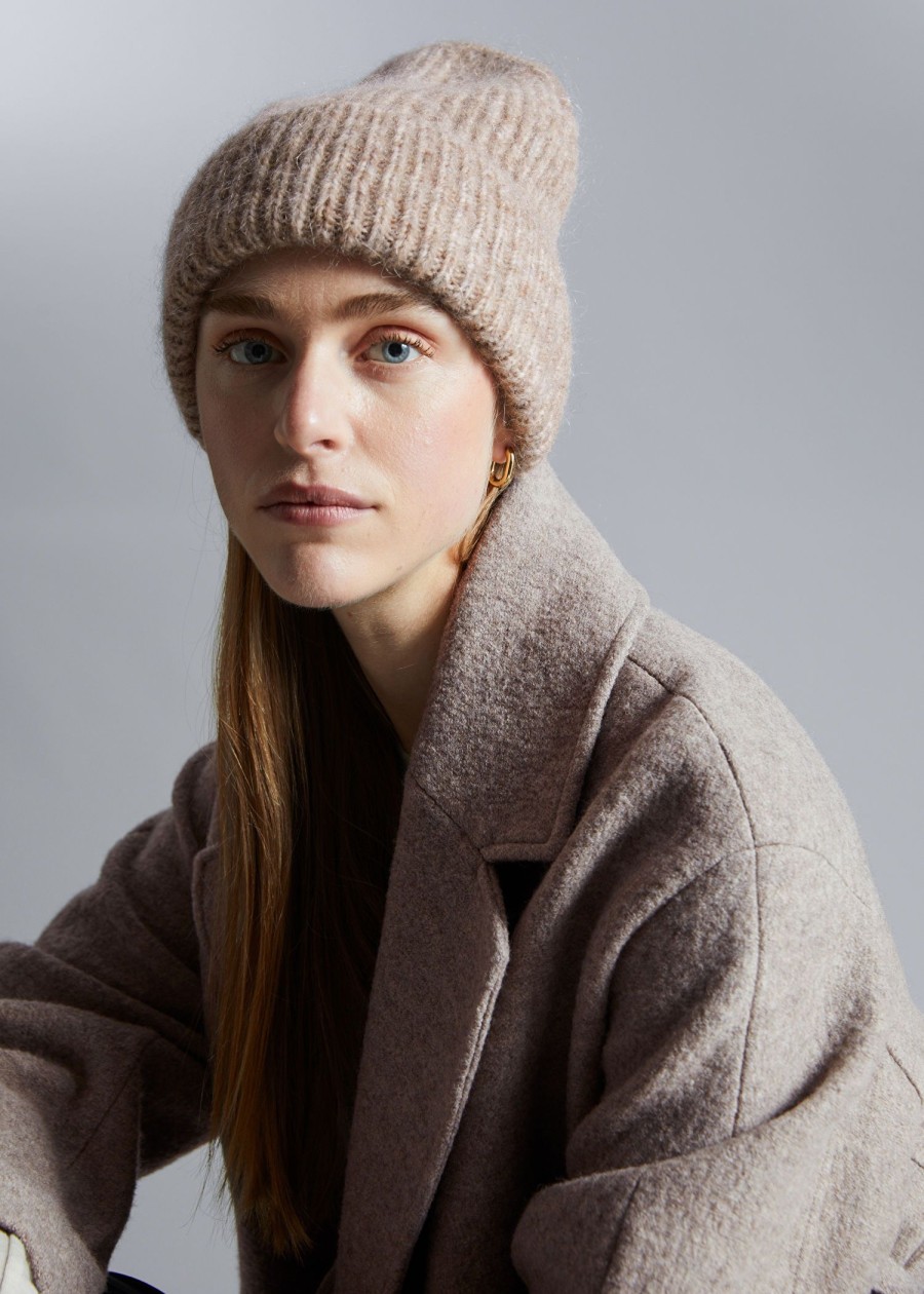 Tilbehor & Other Stories | Beanie Af Uldblanding Beige