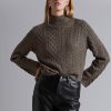 Toj & Other Stories | Mock Neck Merino Jumper Gra