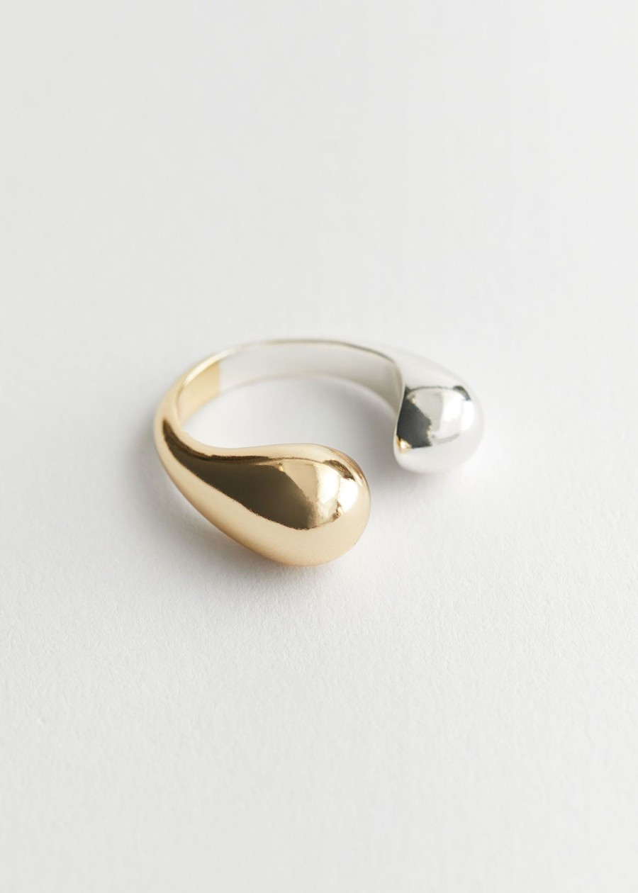 Smykker & Other Stories | Duo Tone Split Ring Guld Solv