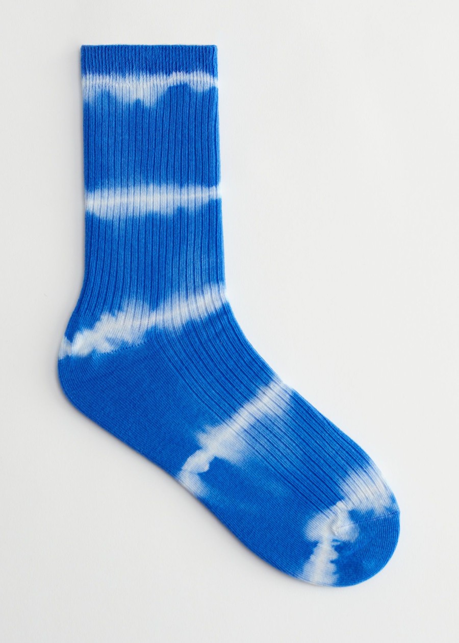 Lingeri & Other Stories | Ribbede Tie-Dye Sokker Blue Tie-Dye