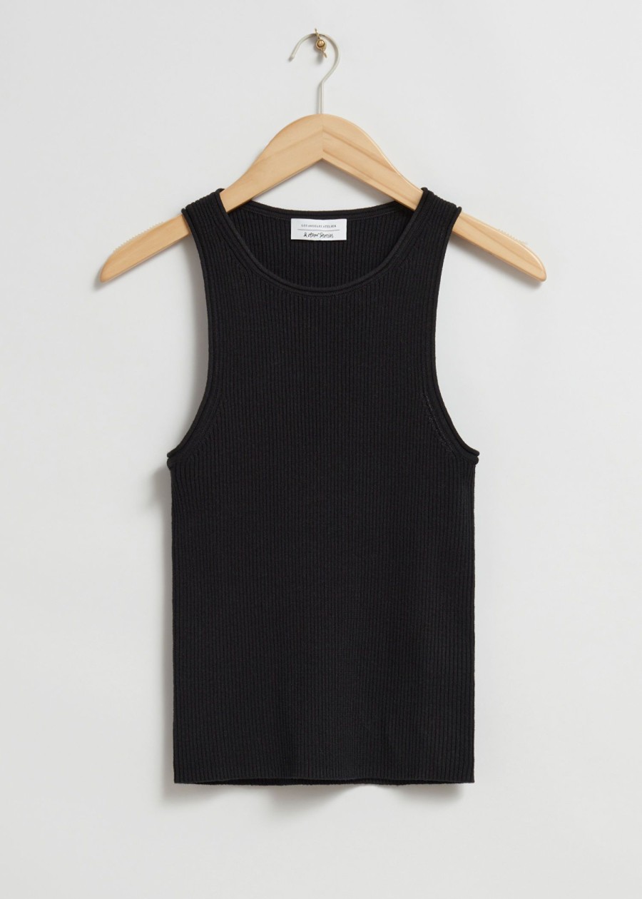 Toj & Other Stories | Racer-Back Vest Top Sort