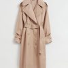 Toj & Other Stories | Afslappet Trenchcoat Med Lang Pasform Stovet Beige