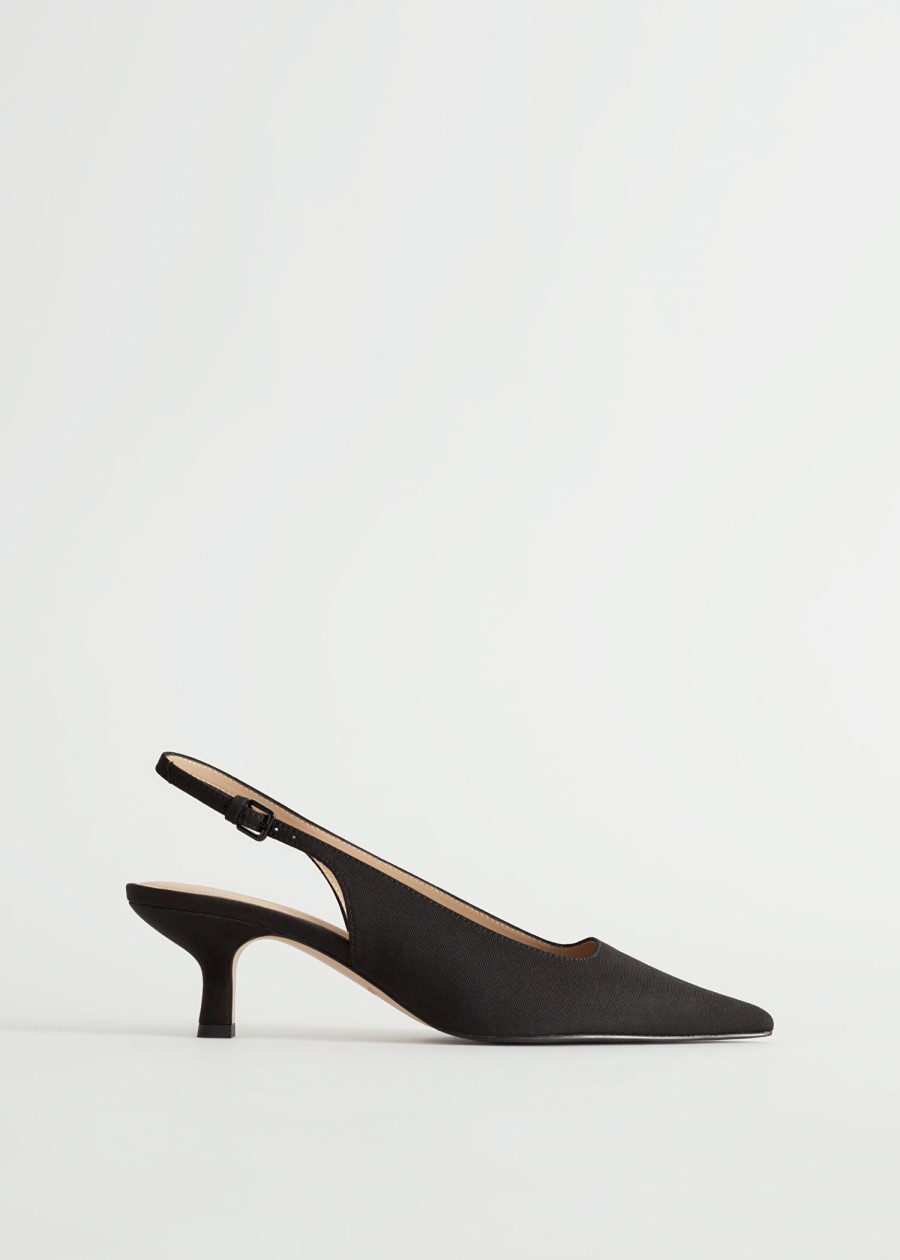 Sko & Other Stories | Spidse Slingback Pumps Sort