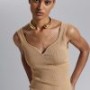 Toj & Other Stories | Sweetheart-Neck Tanktop Stovet Beige