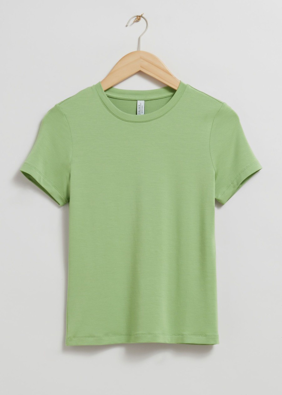 Toj & Other Stories | Basic T-Shirt Lime Gron