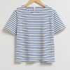 Toj & Other Stories | Stribet T-Shirt Navy/White Nautical Stripe