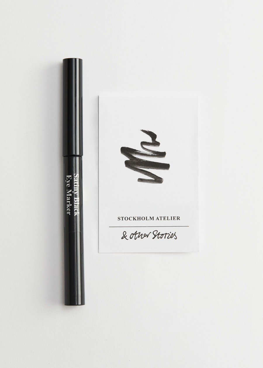 Skonhed & Other Stories | Satiny Black Eye Marker Satinagtig Sort