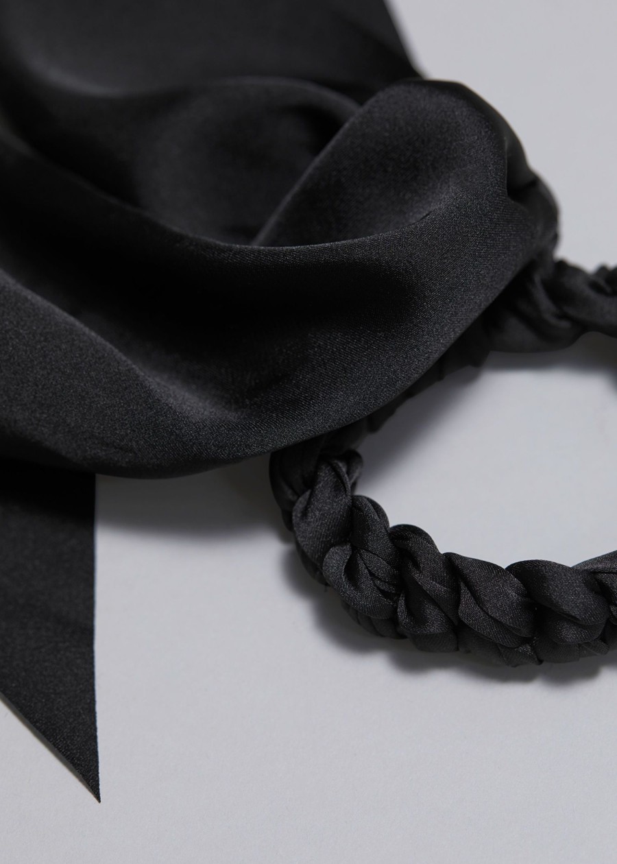 Tilbehor & Other Stories | Satin Torklaede Slips Scrunchie Sort