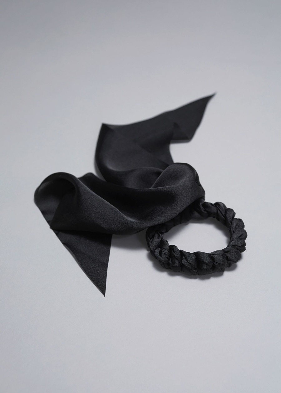 Tilbehor & Other Stories | Satin Torklaede Slips Scrunchie Sort