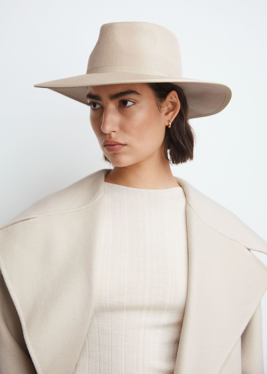 Tilbehor & Other Stories | Filt Fedora Hat Beige