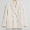 Toj & Other Stories | Afslappet Dobbeltradet Linned Blazer Flode