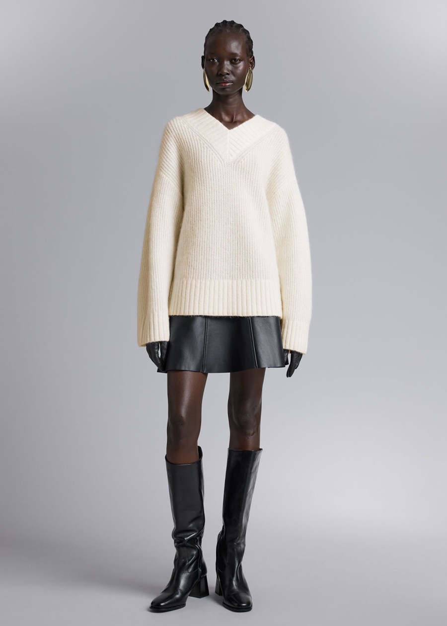 Toj & Other Stories | Fuzzy Knit Jumper Flode