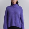 Toj & Other Stories | Strikket Mock Neck Jumper Lilla