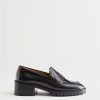 Sko & Other Stories | Penny Loafers I Laeder Med Haele Sort