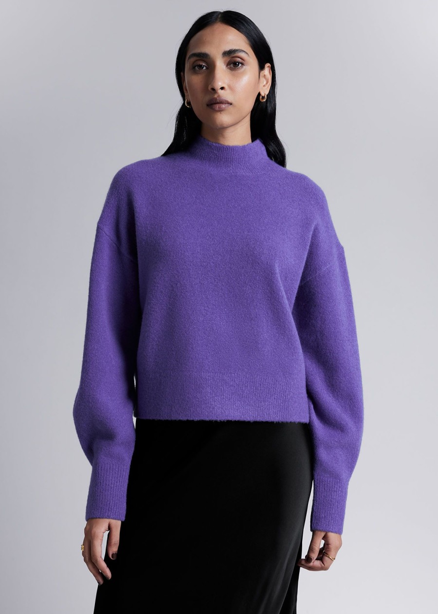 Toj & Other Stories | Mock-Neck Sweater Lilla