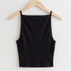 Toj & Other Stories | Ribstrikket Tanktop Sort