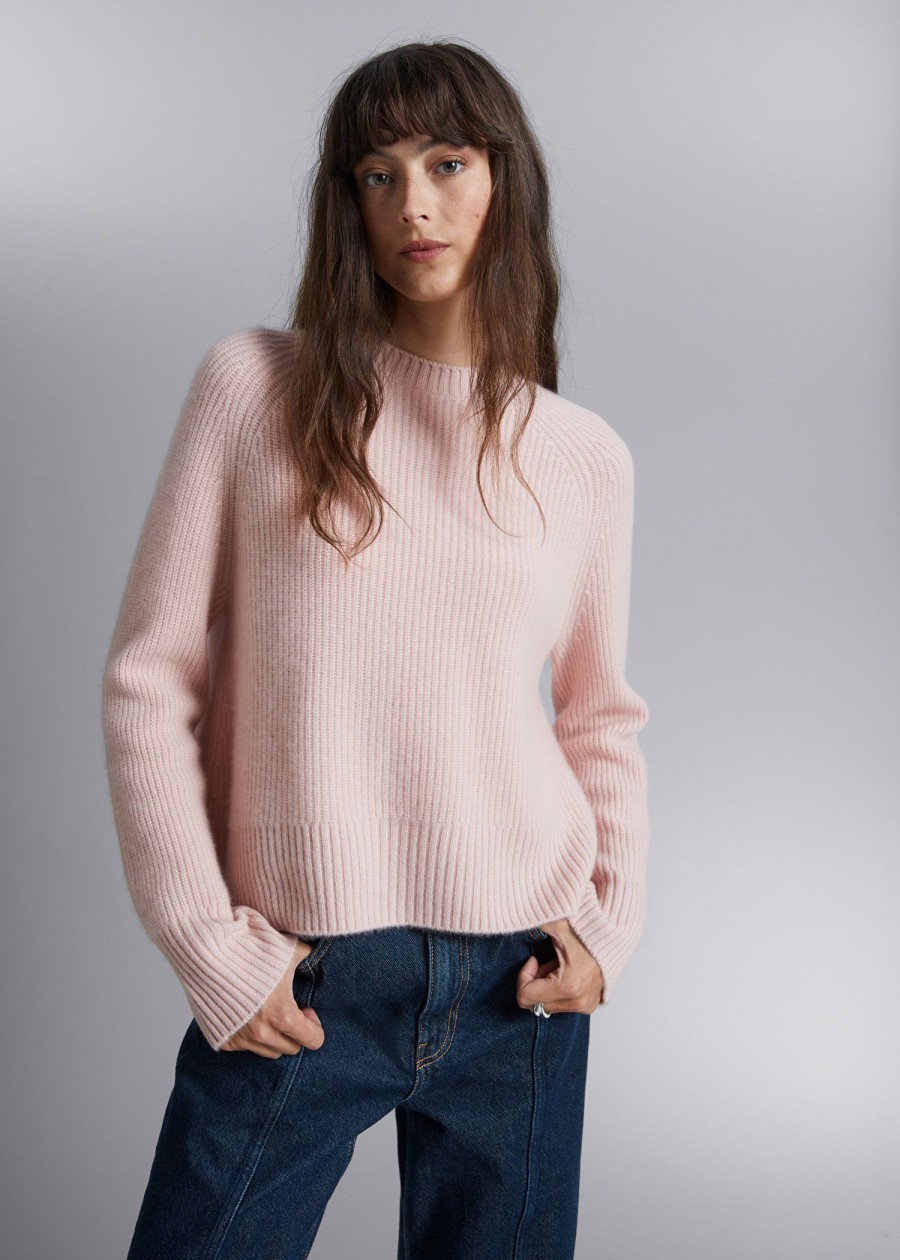 Toj & Other Stories | Boxy Cashmere Jumper Fersken