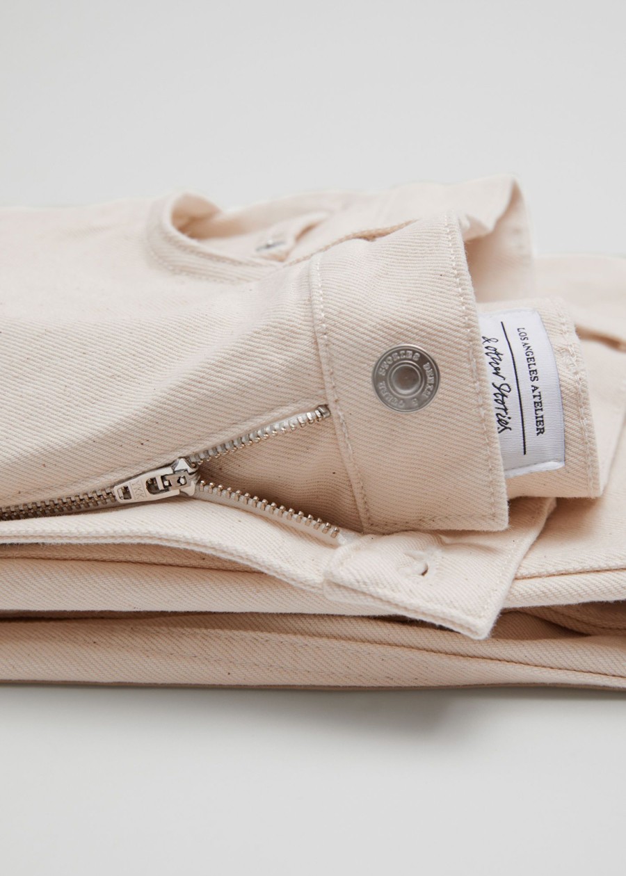 Toj & Other Stories | Brede Croppede Jeans Lys Beige