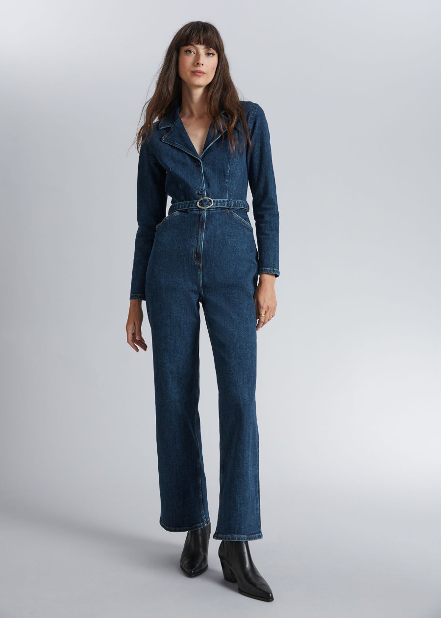 Toj & Other Stories | Jumpsuit Med Baelte Bla Denim