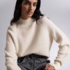 Toj & Other Stories | Mock Neck Uld Jumper Flode