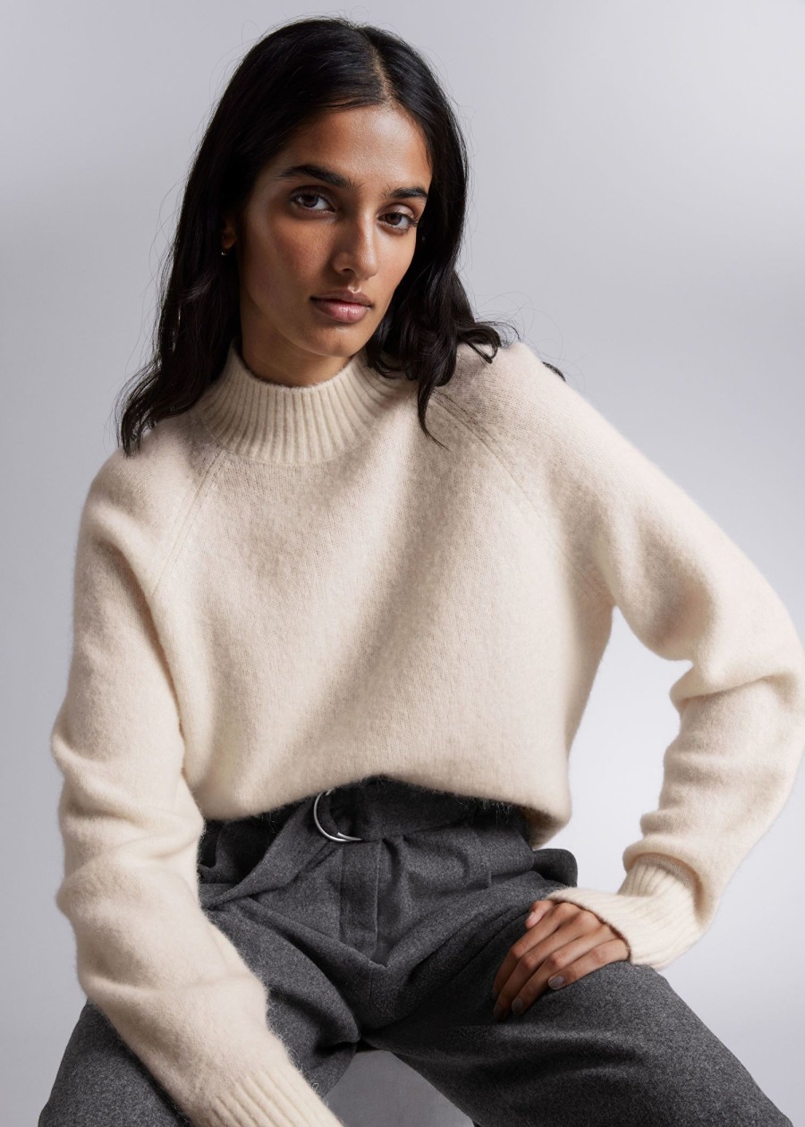 Toj & Other Stories | Mock Neck Uld Jumper Flode