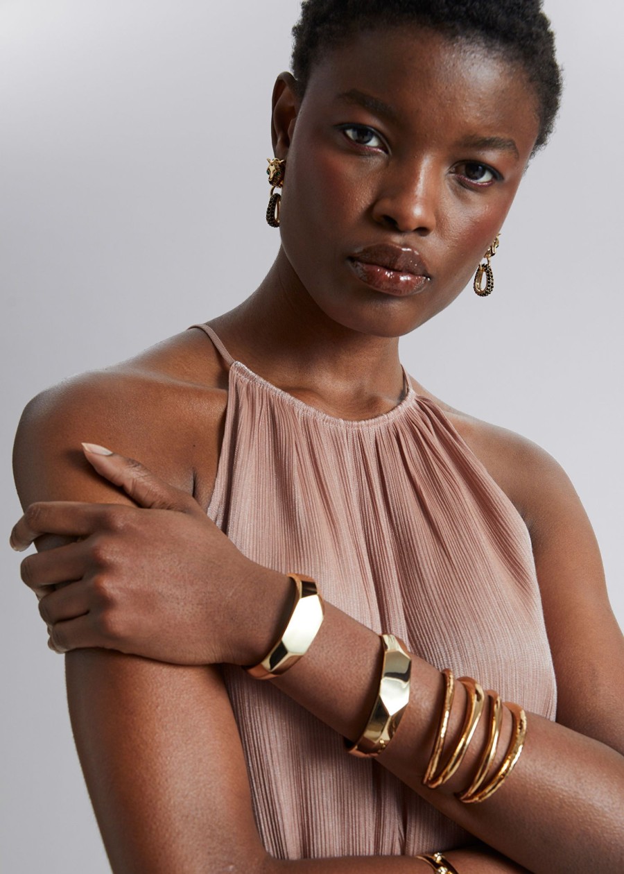 Smykker & Other Stories | Lagdelt Manchet Armband Guld