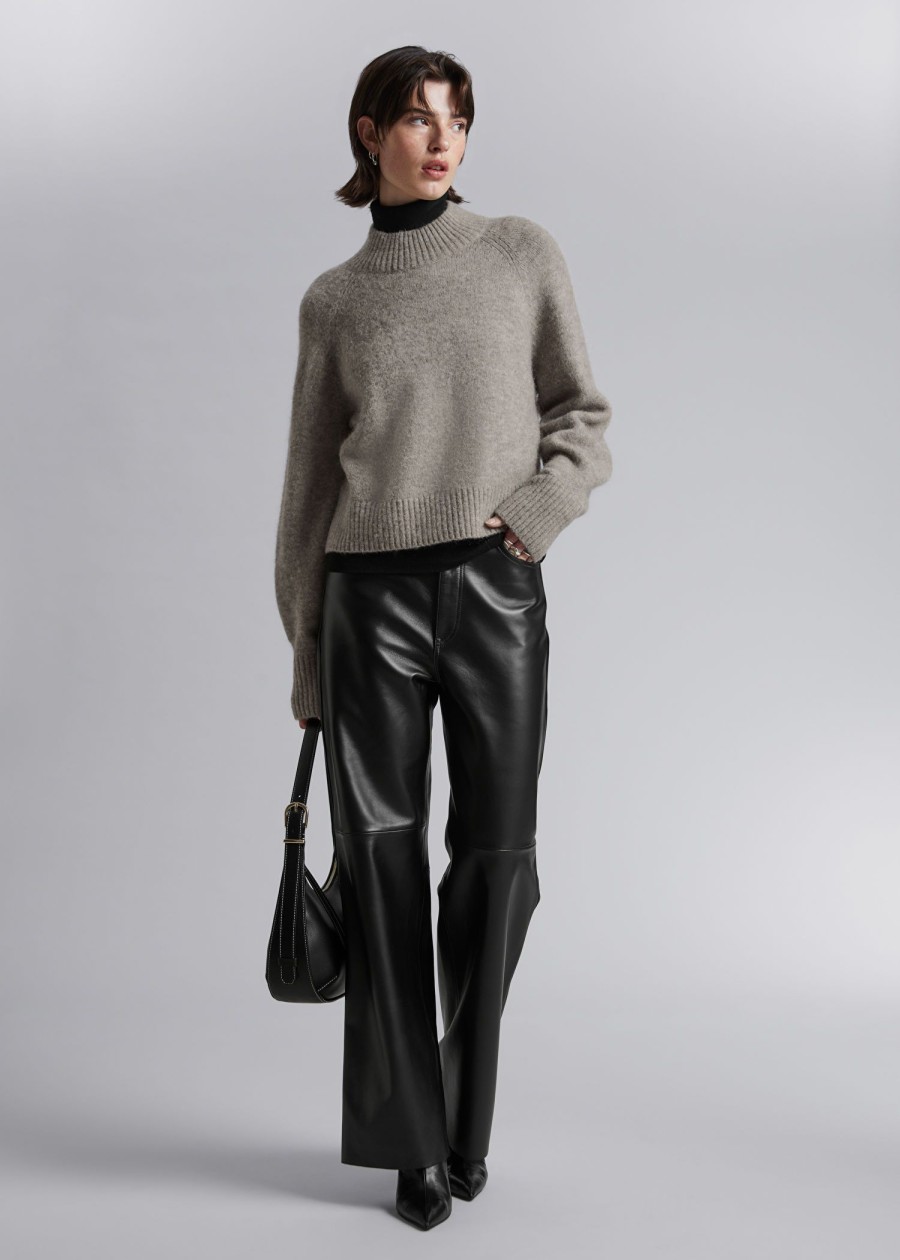 Toj & Other Stories | Mock Neck Uld Jumper Muldvarp