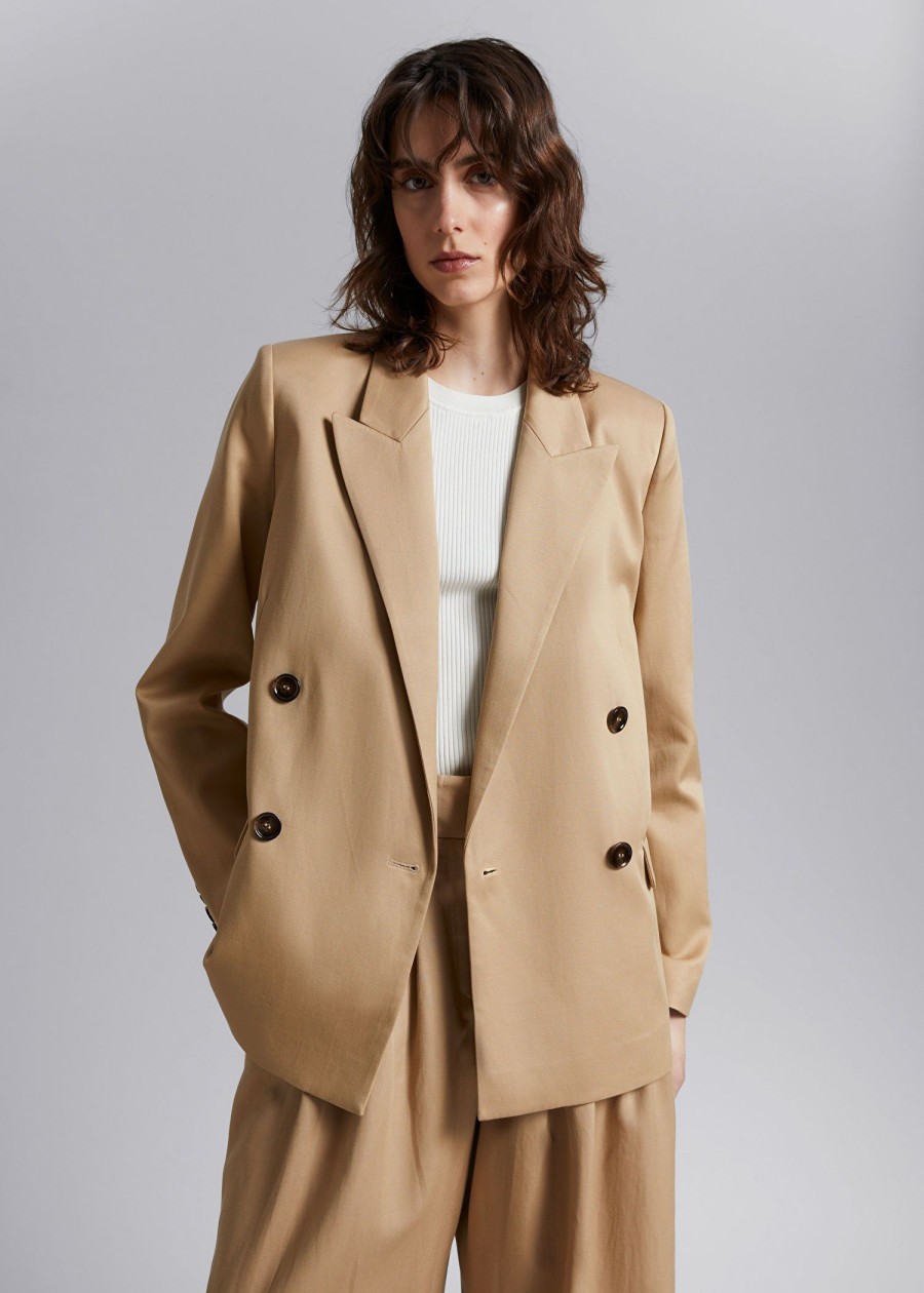 Toj & Other Stories | Dobbeltradet Blazer Stovet Beige