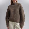 Toj & Other Stories | Mock Neck Merino Jumper Muldvarp