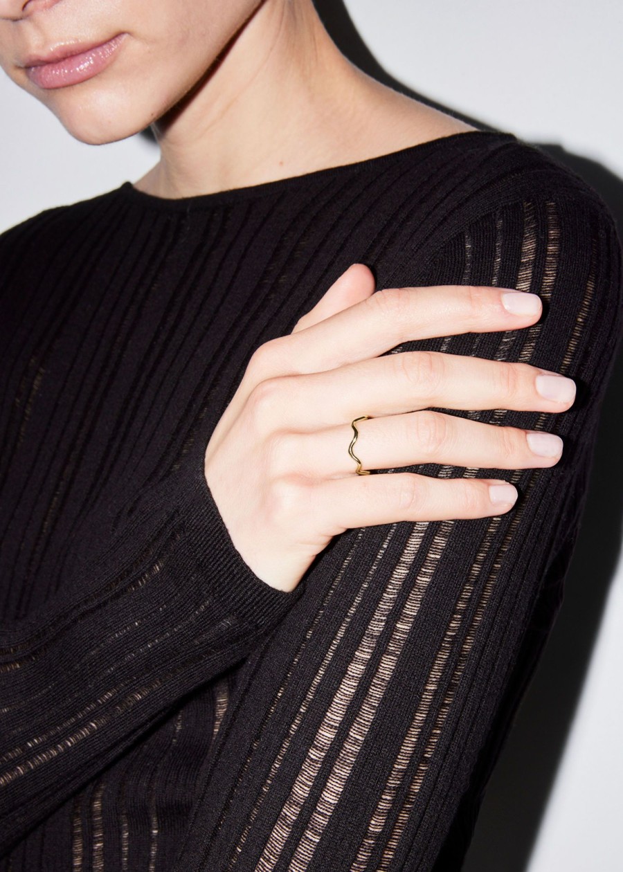 Smykker & Other Stories | Delikat Wave Ring Guld