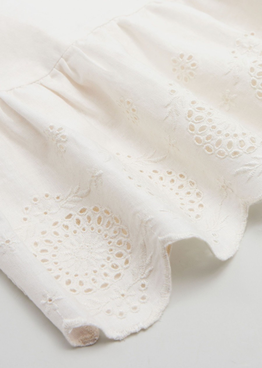 Toj & Other Stories | Aermelos Broderie Anglaise Top Elfenben