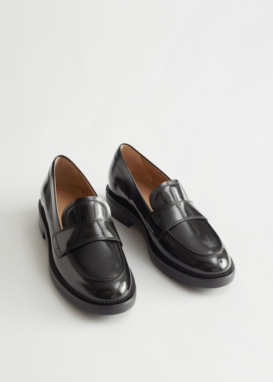 Sko & Other Stories | Penny Loafers I Laeder Sort