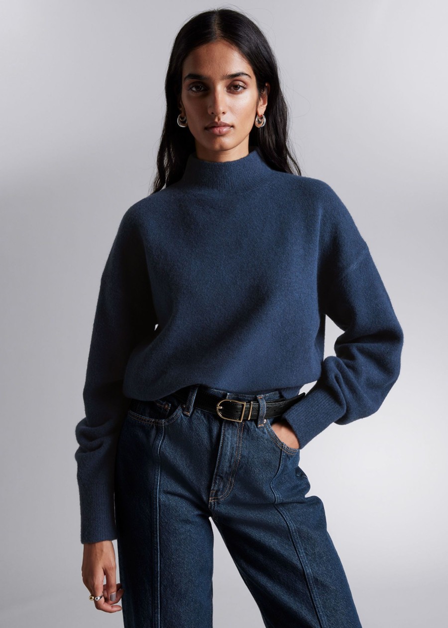 Toj & Other Stories | Mock-Neck Sweater Morkebla