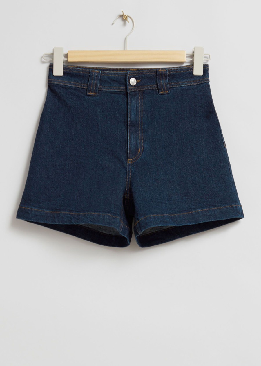 Toj & Other Stories | Denimshorts Med Hoj Talje Indigo