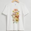 Toj & Other Stories | Blomster T-Shirt Hvid