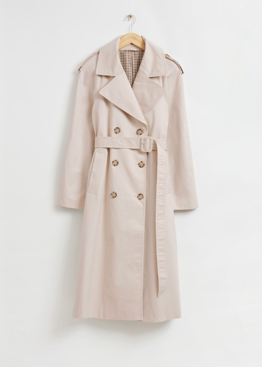 Toj & Other Stories | Klassisk Afslappet Trenchcoat Beige